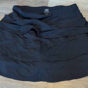 Athleta girl size 12 black swing skort